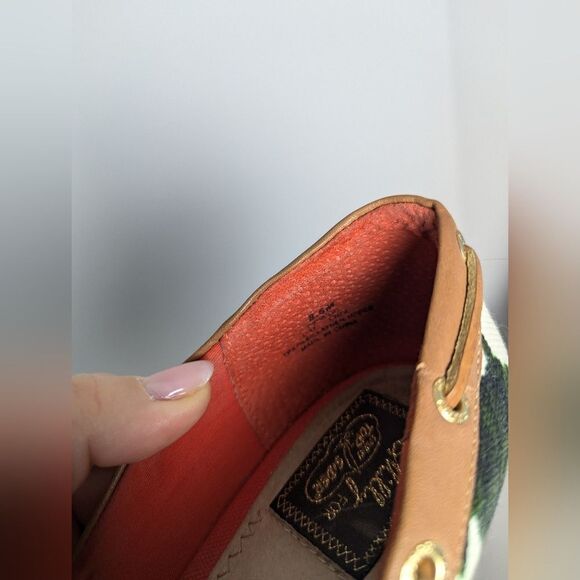 Milly for sperry floral canvas espadrille platform heels 8.5 - Picture 9 of 10